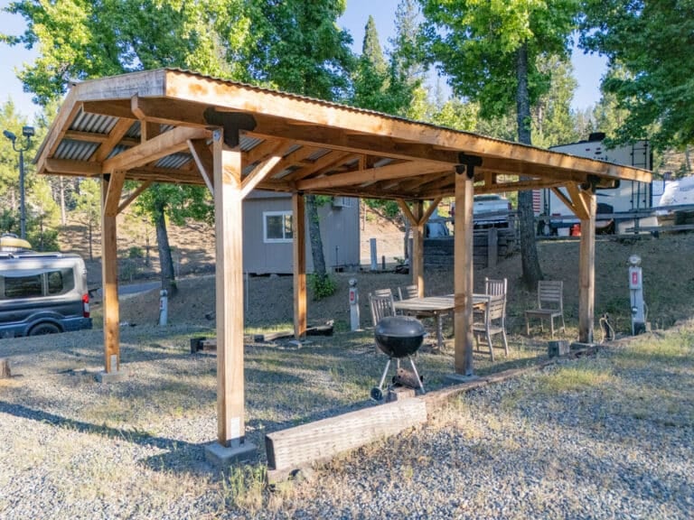 Covered Dining Area